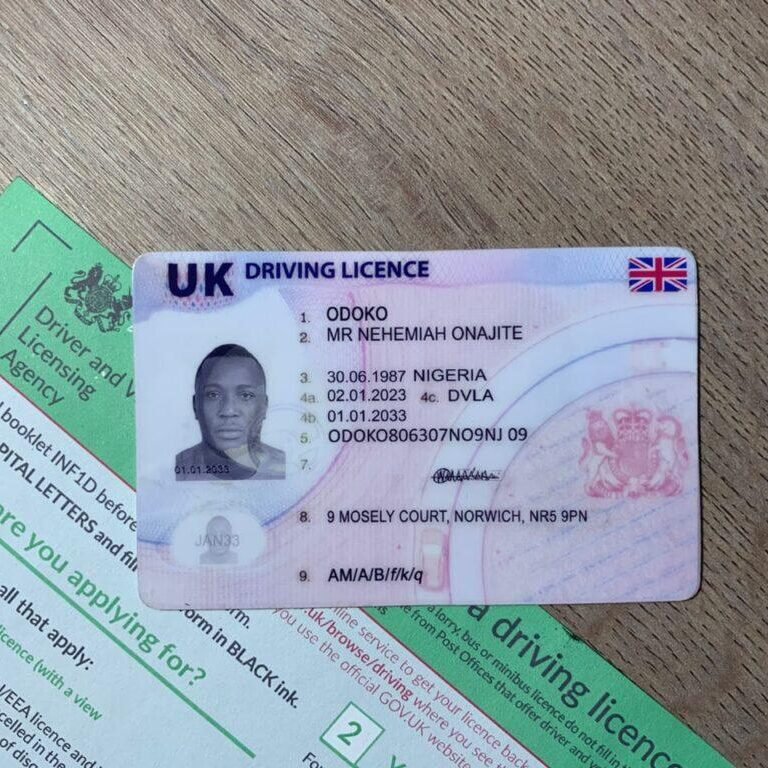 buy uk driving license